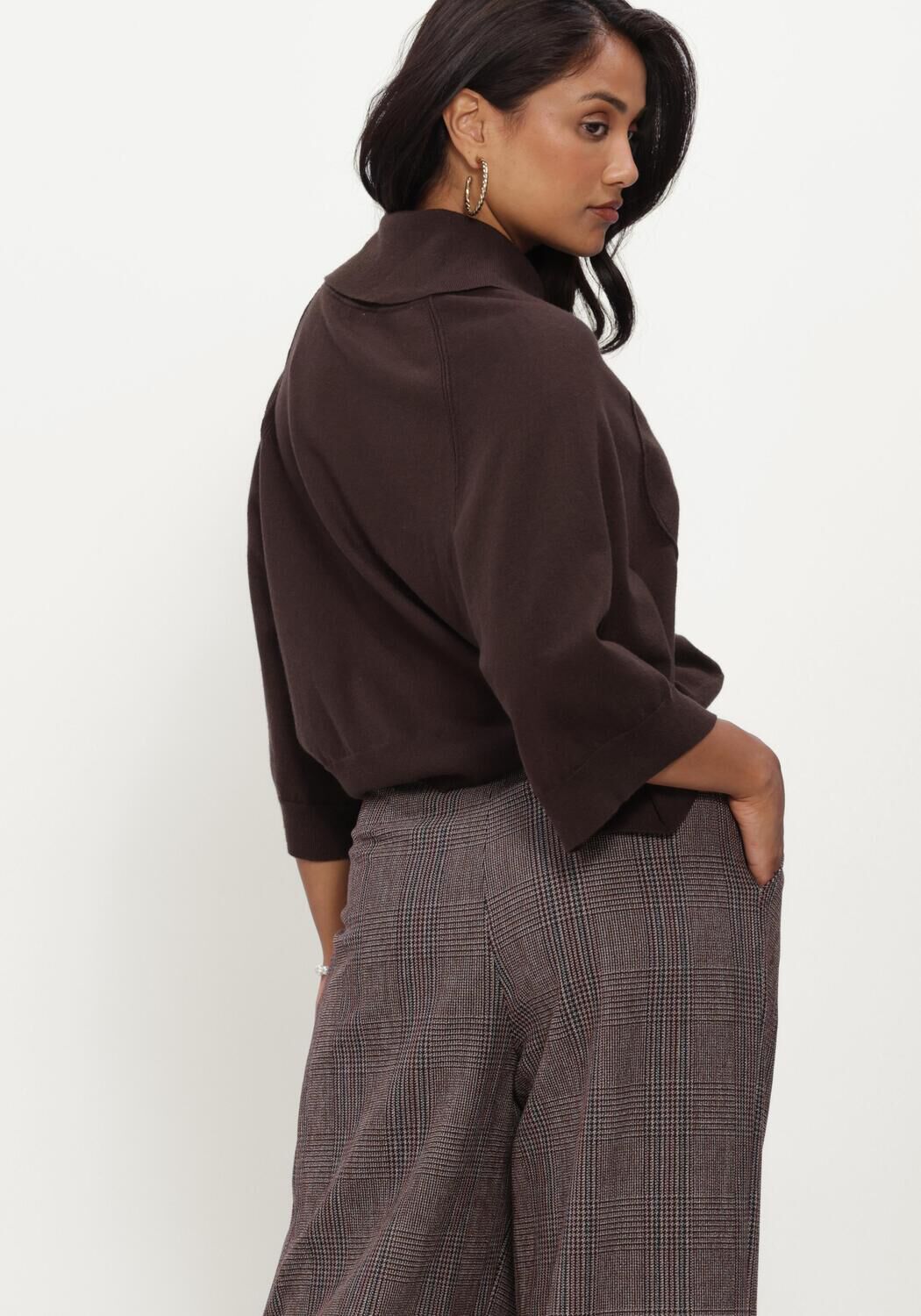 CAROLINE BISS Pull 4249 en marron - large