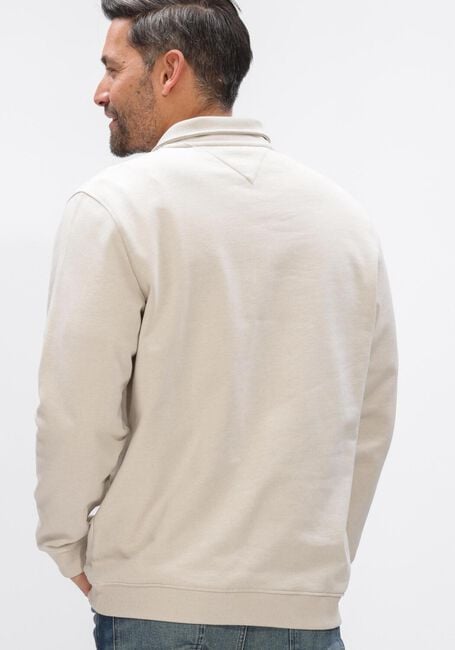 TOMMY JEANS Pull TJM REG BADGE QZ EXT &Eacute;cru - large