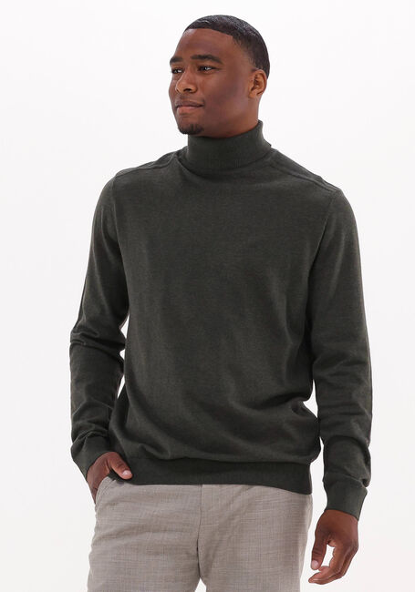 SELECTED HOMME Col roulé SLHBERG ROLL NECK en vert - large