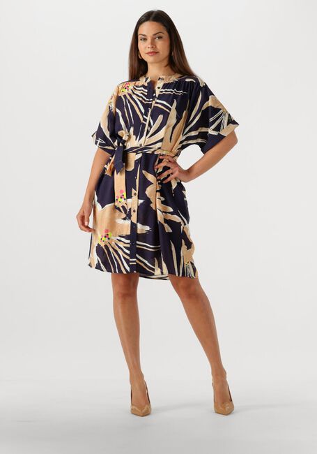 Beige POM AMSTERDAM Mini jurk ARTISAN DRESS - large