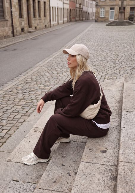 Bruine BJORN BORG Broeken/jumpsuits STUDIO OVERSIZED STRAIGHT SWEATPANTS - large