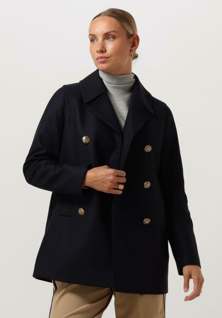 TOMMY HILFIGER Manteau WOOL BLEND PREP CLASSIC PEACOAT Bleu foncé - large