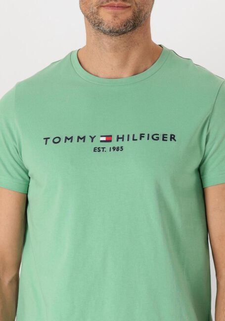 TOMMY HILFIGER T-shirt TOMMY LOGO TEE en vert - large
