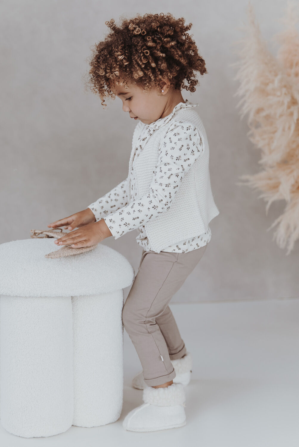 Bruine MOODSTREET PETIT Legging MEES X MICHELLE BOLLEN - large