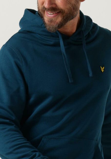 Blauwe LYLE & SCOTT Truien/vesten PULLOVER HOODIE - large