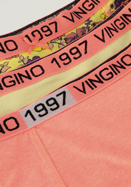 VINGINO  G231-12 NEON FLOWER 3PACK en orange - large