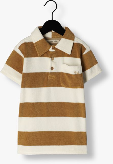 YOUR WISHES Polo KENNY TOWEL en marron - large