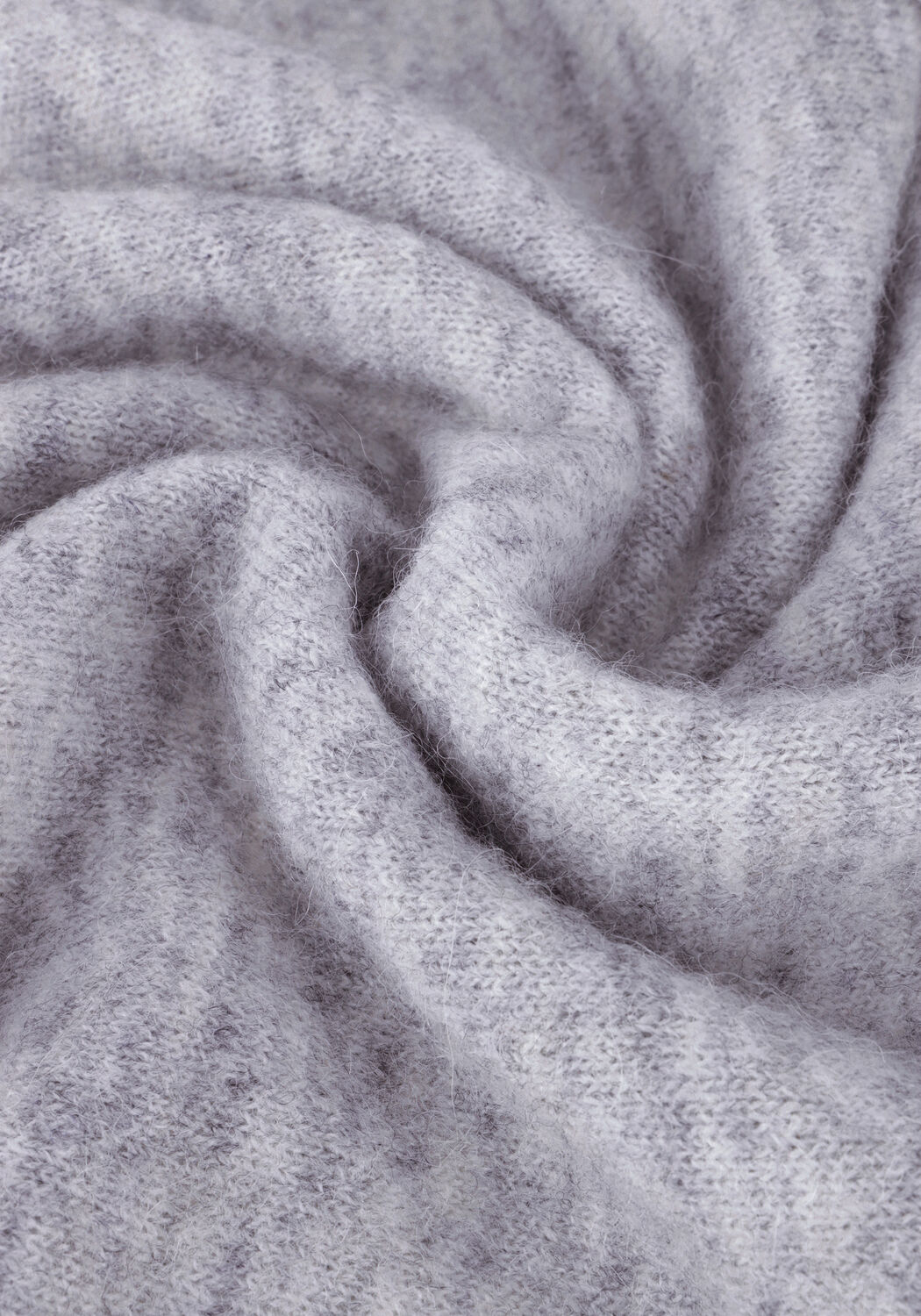 Lichtgrijze SELECTED WOMEN Trui LULU LS KNIT O-NECK B - large