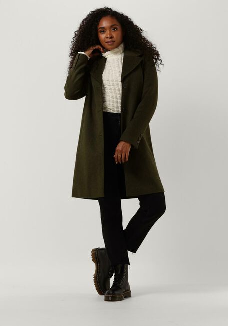 SELECTED WOMEN Manteau NEW SASJA WOOL COAT B en vert - large