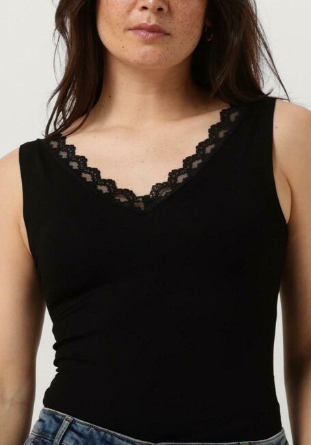BY-BAR Haut LACE SINGLET en noir - large