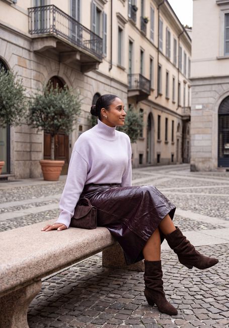COPENHAGEN MUSE Jupe midi CMAMY-SKIRT Bordeaux - large