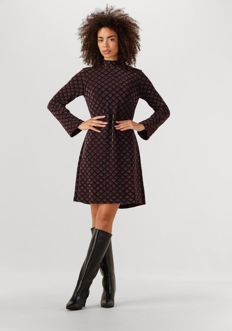 ANA ALCAZAR Mini robe DRESS DROP BACK Bordeaux - large