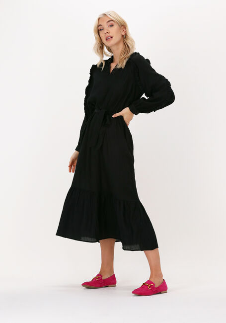 CO'COUTURE Robe midi PETRA FRILL DRESS en noir - large