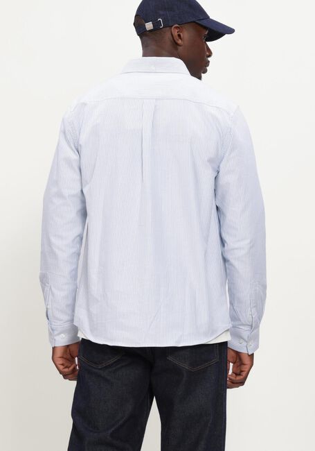 Lichtblauwe LES DEUX Casual overhemd KONRAD OXFORD SHIRT MEN - large