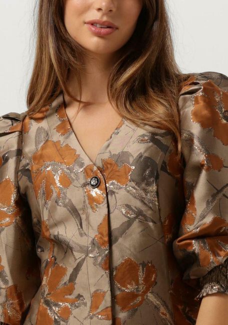 BRUUNS BAZAAR Mini robe WHIRLING AMARU DRESS en or - large