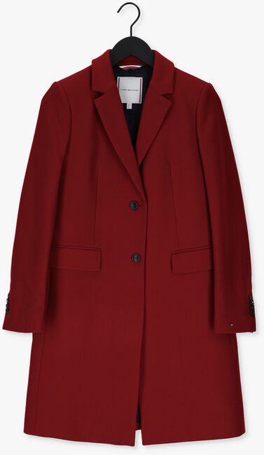 TOMMY HILFIGER Manteau TH ESS WOOL BLEND CLASSIC COAT en rouge - large