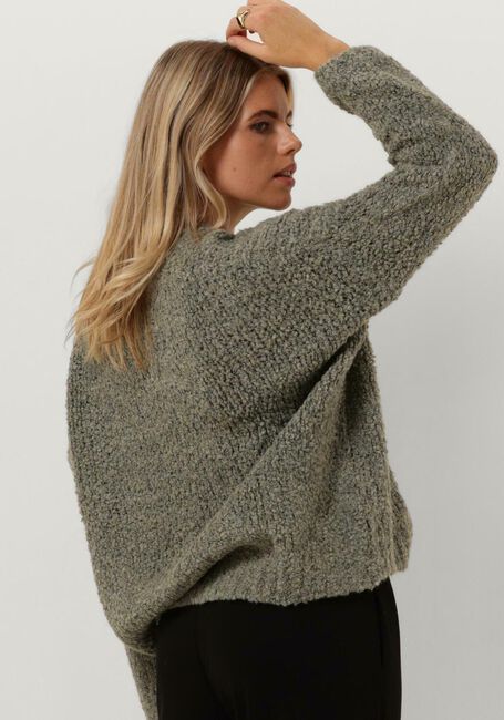 SIMPLE Pull KNIT-BOCC-23-1 SWEATER en vert - large