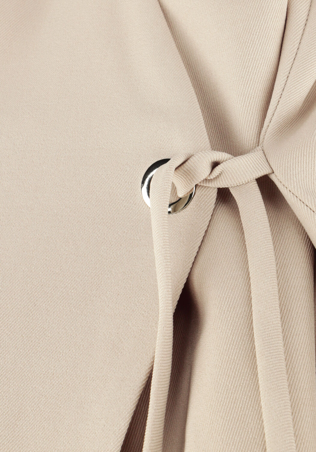 NEO NOIR Mini robe SENDITA EYELET DRESS en beige - large