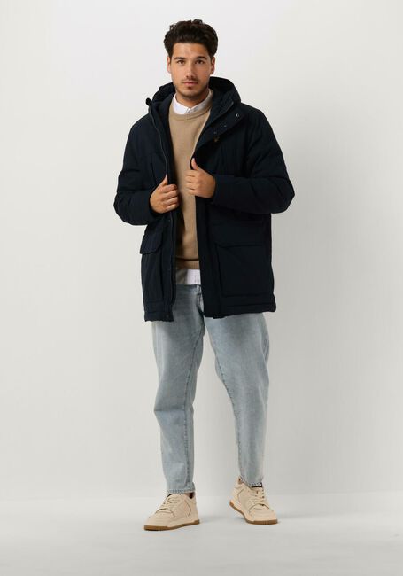 Donkerblauwe LYLE & SCOTT Jassen MICROFLEECE PARKA 2.0 - large