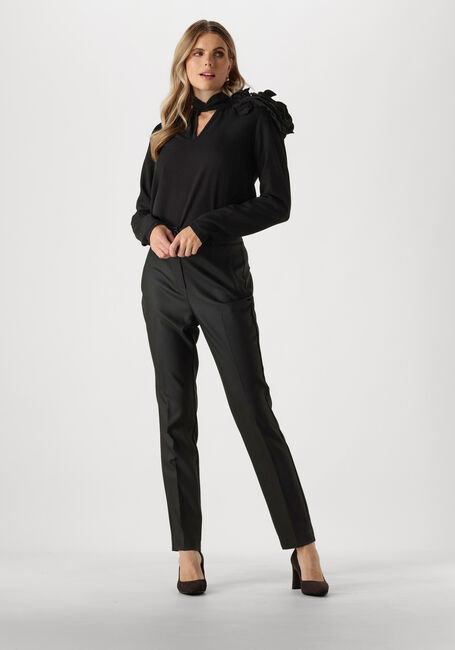 Zwarte JANSEN AMSTERDAM Pantalon WTQ440 BROEK DEA - large
