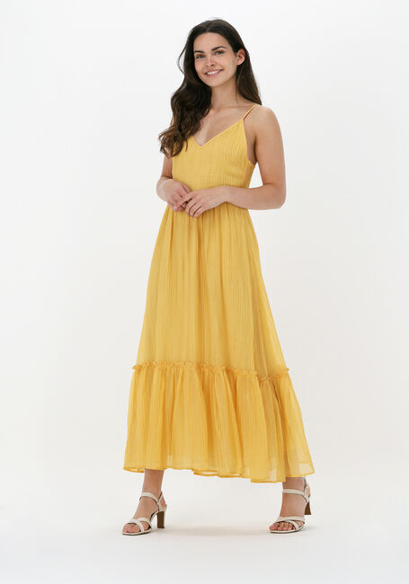 IDANO Robe midi LOTHAIRE en jaune - large