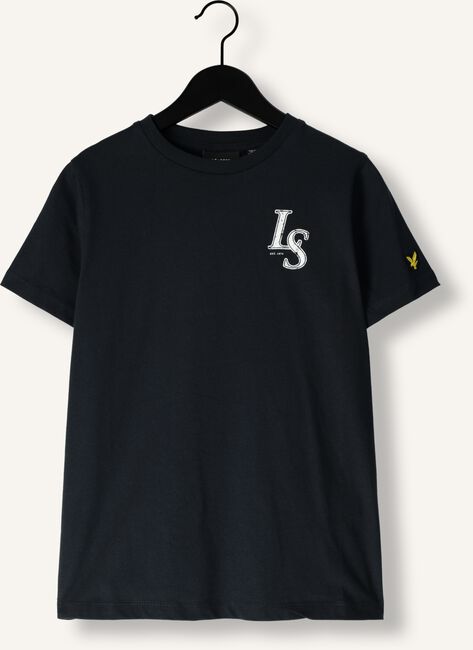 Donkerblauwe LYLE & SCOTT T-shirt LS MONOGRAM PRINT T-SHIRT Donkerblauwe LYLE & SCOTT T-shirt LS MONOGRAM PRINT T-SHIRT - large