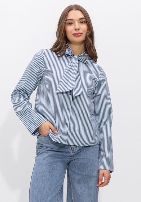 Blauwe Y.A.S.  YASTWIMI LS BOW SHIRT - large