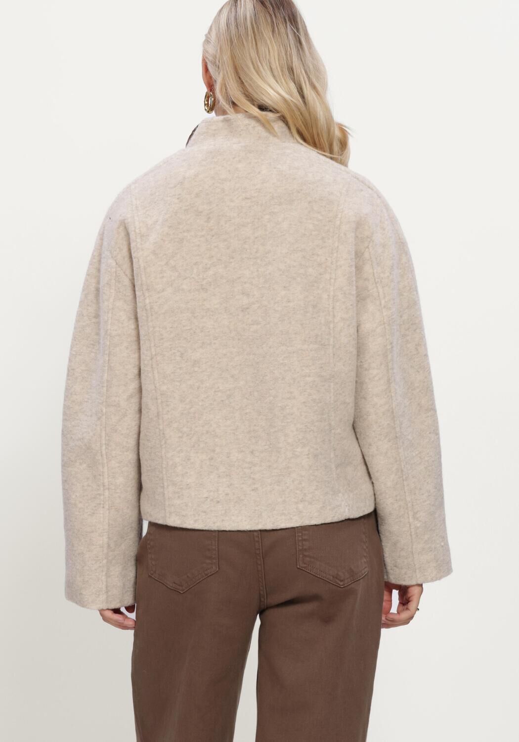 SELECTED WOMEN Jack SLWJACQUELINE WOOL BLEND &Eacute;cru - large