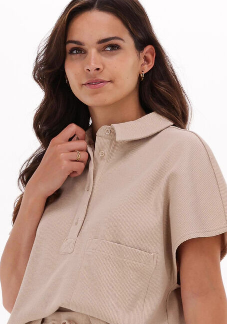 ANOTHER LABEL Haut AMBER TOP en camel - large