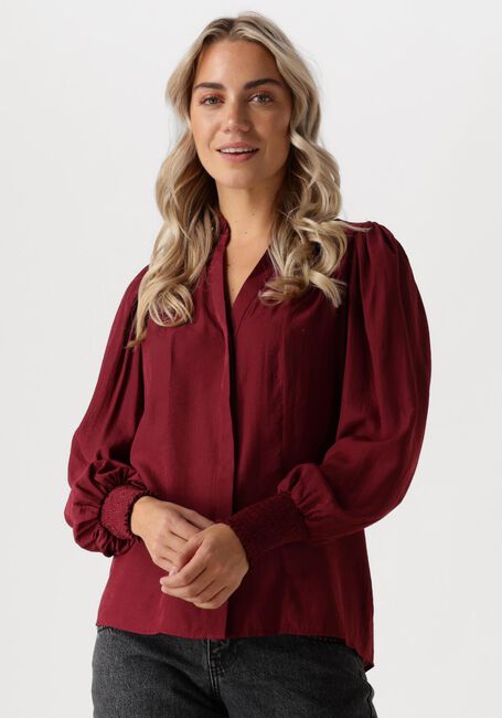 CO'COUTURE AILACC PETRA V-SHIRT Blouses Bordeaux - large