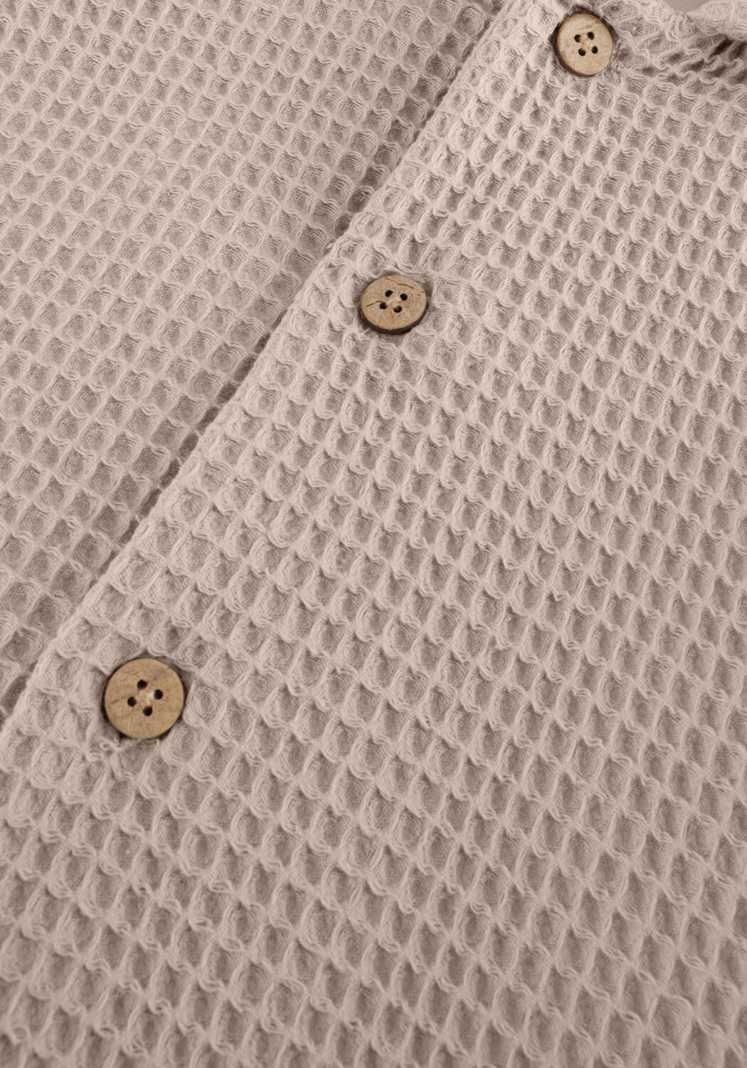 Beige ANERKJENDT Casual overhemd AKLEON S/S WAFFLE - large