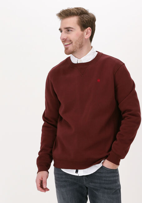 Bordeaux G-STAR RAW Sweater PREMIUM CORE R SW L/S - large
