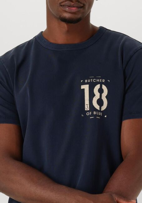 BUTCHER OF BLUE T-shirt ARMY 18 STENCIL TEE Bleu foncé - large