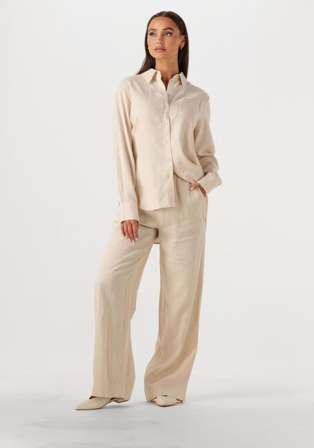Witte Y.A.S.  YASFLAXY LS LINEN SHIRT NOOS - large