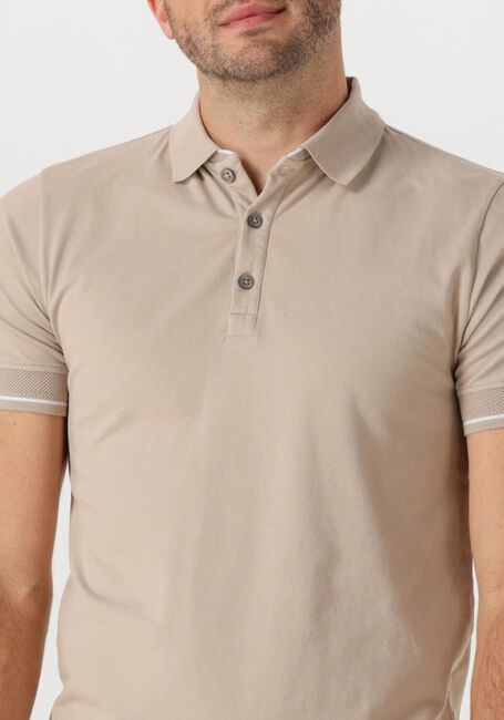 GENTI Polo POLO 3 BUTTON SS J2001-1212 en beige - large
