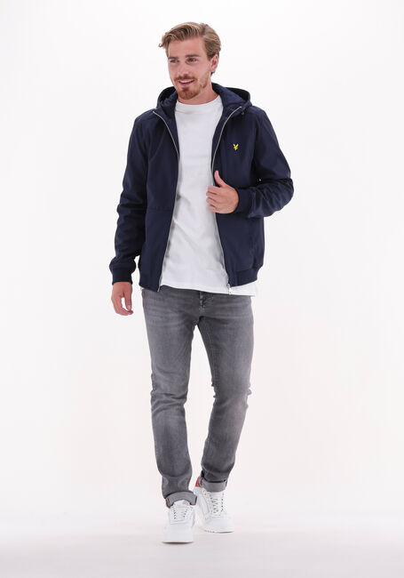 Witte LYLE & SCOTT T-shirt MOCK NECK LONG SLEEVE TSHIRT - large