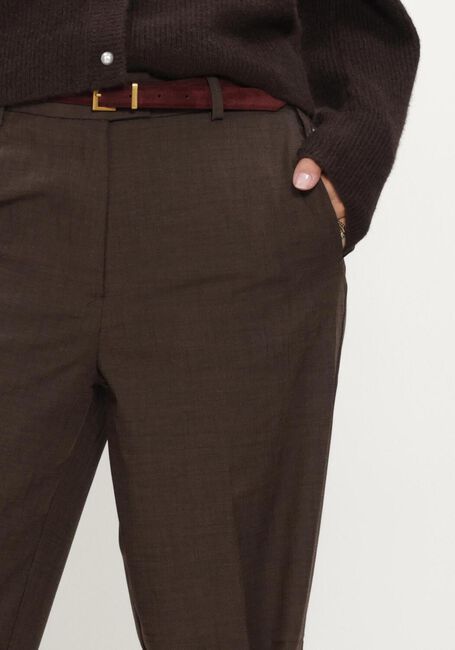 SELECTED WOMEN Pantalon SLWRELAXED SIGNE MW PANT en marron - large