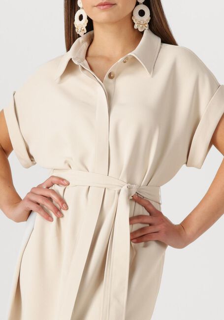 OMODA ATELIER Robe midi OM-BABETTE X BO en beige - large