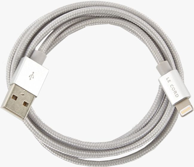 LE CORD Cable de charge SYNC CABLE 1.2 en argent - large