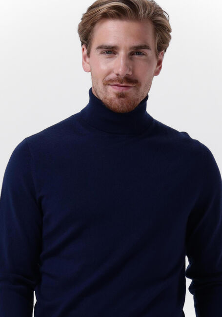 CALVIN KLEIN Col roulé MERINO TURTLE NECK Bleu foncé - large