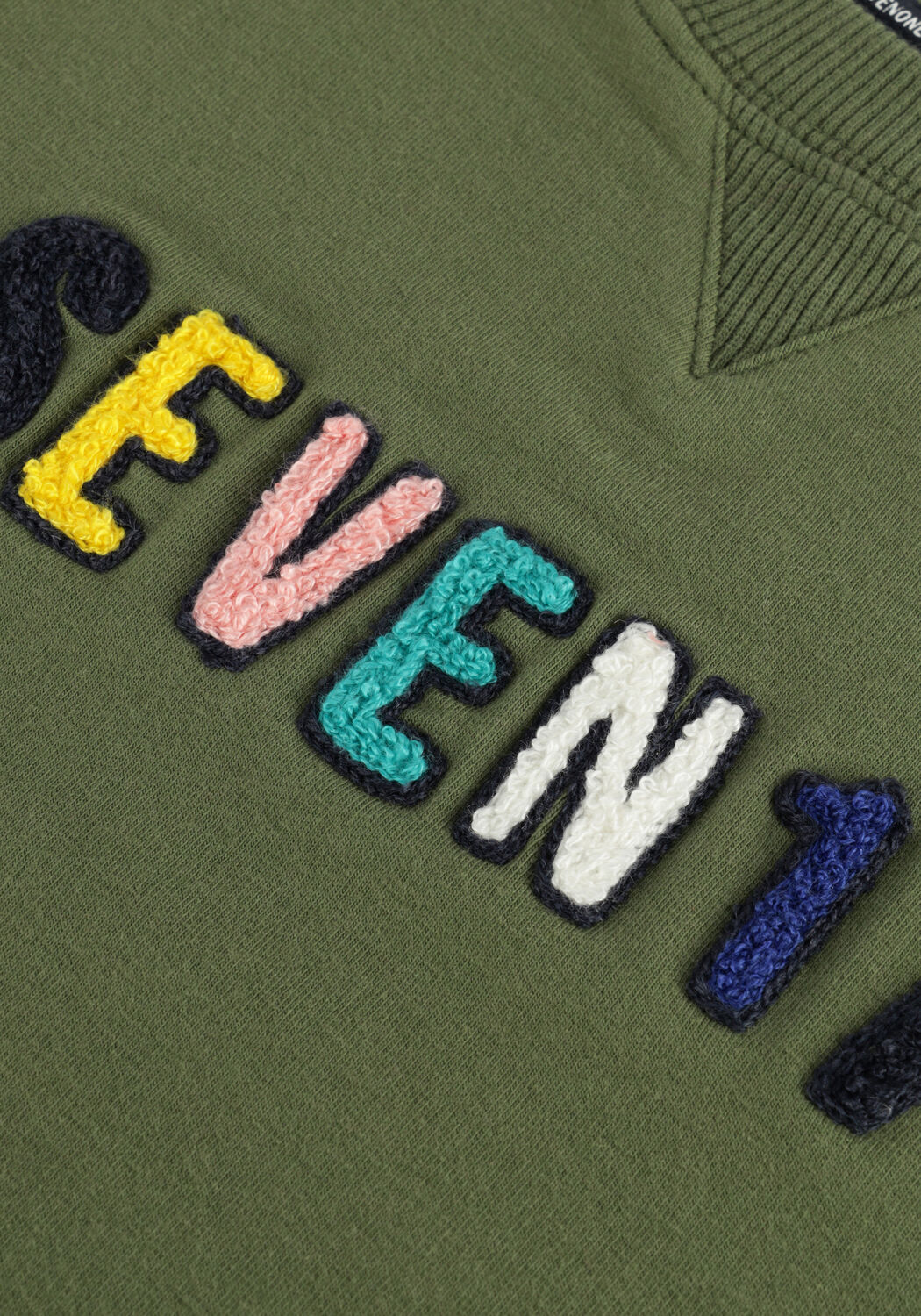 Groene SEVENONESEVEN Trui V208-6307 - large