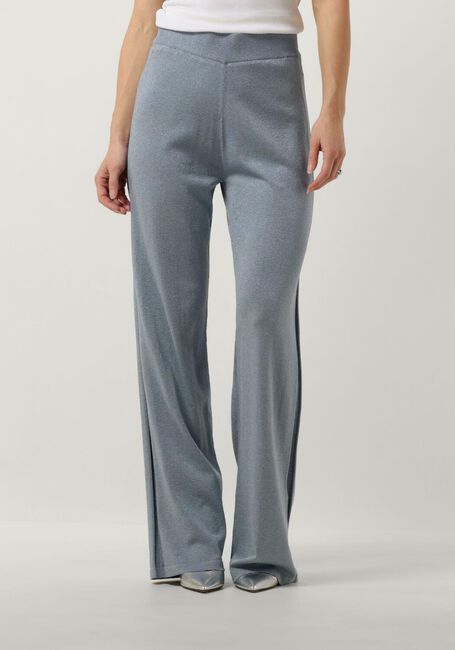 Lichtblauwe EST'SEVEN Wijde broek CELESTE TROUSER - large