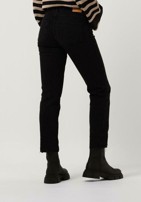 Donkergrijze MY ESSENTIAL WARDROBE Straight leg jeans ELLY 104 HIGH STRAIGHT Y - large