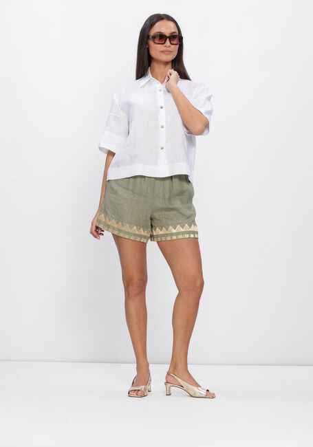 GREEK ARCHAIC KORI S26K-1005032 Pantalons en blanc - large