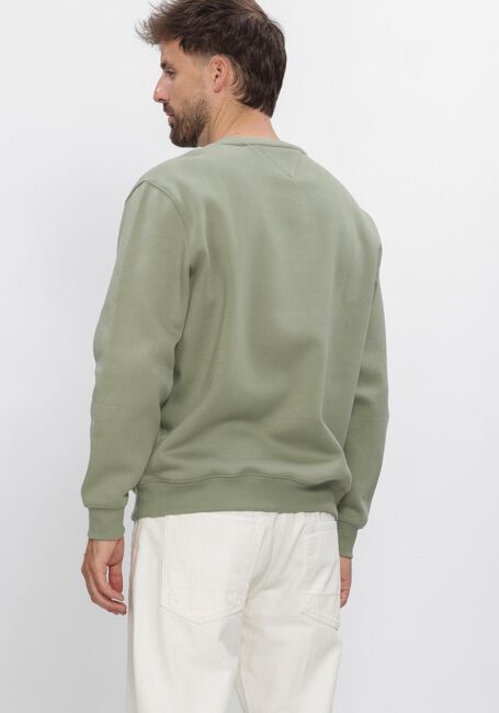 Groene TOMMY JEANS Sweater TJM REG S FLAG CREW EXT - large
