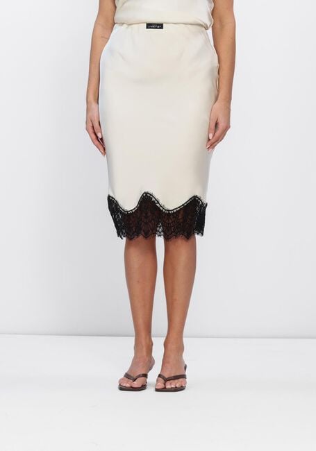 Beige HAUTE L'AMITI&Eacute; Rokken NAOMI LINGERIE PENCIL SKIRT - large