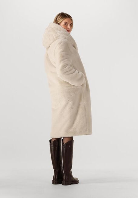 Beige MOSCOW Faux fur jas 08-08-EVELYN-3 - large