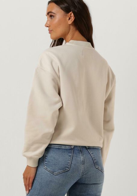 CALVIN KLEIN Pull CHENILLE CK CREWNECK Blanc - large
