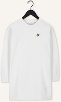 Witte LYLE & SCOTT Mini jurk SWEATTSHIRT DRESS Witte LYLE & SCOTT Mini jurk SWEATTSHIRT DRESS - medium