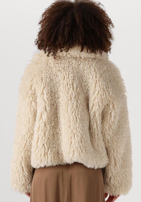 SECOND FEMALE Manteau Teddy OPHIE JACKET en beige - large